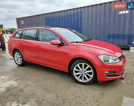 Красный Фольксваген Гольф Спортсван, объемом двигателя 1.8 л и пробегом 190 тыс. км за 9999 $, фото 1 на Automoto.ua