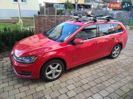 Червоний Фольксваген Гольф Спортсван, об'ємом двигуна 2 л та пробігом 140 тис. км за 15000 $, фото 1 на Automoto.ua