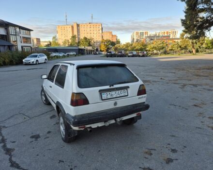 Белый Фольксваген Гольф, объемом двигателя 1.6 л и пробегом 385 тыс. км за 1250 $, фото 4 на Automoto.ua