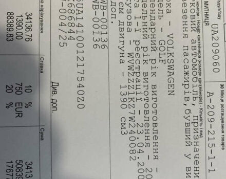 Белый Фольксваген Гольф, объемом двигателя 1.4 л и пробегом 181 тыс. км за 5570 $, фото 69 на Automoto.ua