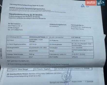 Белый Фольксваген Гольф, объемом двигателя 1.6 л и пробегом 182 тыс. км за 13950 $, фото 29 на Automoto.ua