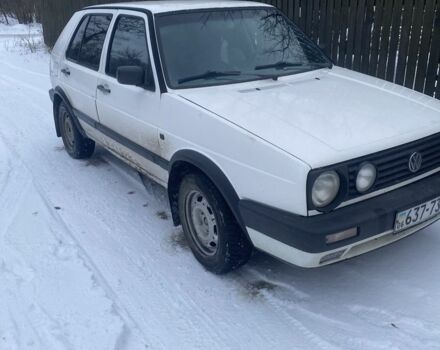 Белый Фольксваген Гольф, объемом двигателя 1.8 л и пробегом 350 тыс. км за 1990 $, фото 1 на Automoto.ua