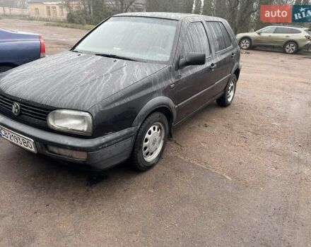 Черный Фольксваген Гольф, объемом двигателя 1.6 л и пробегом 280 тыс. км за 2900 $, фото 6 на Automoto.ua