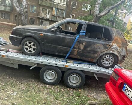 Чорний Фольксваген Гольф, об'ємом двигуна 1.8 л та пробігом 170 тис. км за 650 $, фото 1 на Automoto.ua
