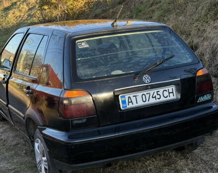 Черный Фольксваген Гольф, объемом двигателя 1.78 л и пробегом 169 тыс. км за 1600 $, фото 3 на Automoto.ua