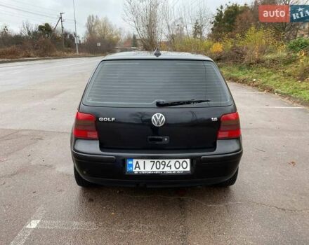 Черный Фольксваген Гольф, объемом двигателя 1.6 л и пробегом 315 тыс. км за 4600 $, фото 6 на Automoto.ua