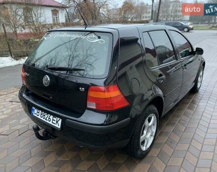 Черный Фольксваген Гольф, объемом двигателя 1.6 л и пробегом 263 тыс. км за 4250 $, фото 2 на Automoto.ua