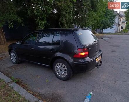 Черный Фольксваген Гольф, объемом двигателя 1.9 л и пробегом 441 тыс. км за 2100 $, фото 15 на Automoto.ua