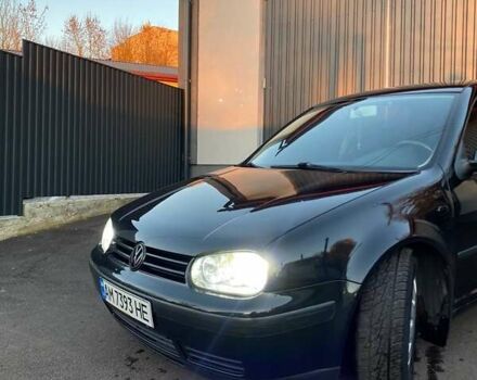 Черный Фольксваген Гольф, объемом двигателя 1.6 л и пробегом 212 тыс. км за 4500 $, фото 2 на Automoto.ua