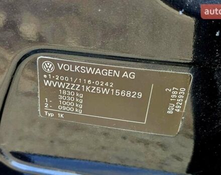 Чорний Фольксваген Гольф, об'ємом двигуна 1.6 л та пробігом 221 тис. км за 7399 $, фото 56 на Automoto.ua