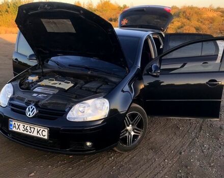 Черный Фольксваген Гольф, объемом двигателя 1.4 л и пробегом 240 тыс. км за 5900 $, фото 4 на Automoto.ua