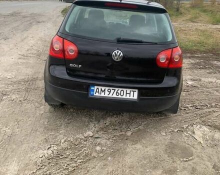 Черный Фольксваген Гольф, объемом двигателя 1.39 л и пробегом 242 тыс. км за 5400 $, фото 6 на Automoto.ua