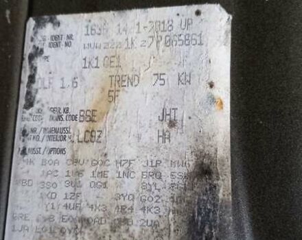 Черный Фольксваген Гольф, объемом двигателя 1.6 л и пробегом 246 тыс. км за 5099 $, фото 15 на Automoto.ua