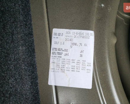 Черный Фольксваген Гольф, объемом двигателя 1.6 л и пробегом 237 тыс. км за 6500 $, фото 45 на Automoto.ua