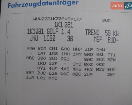 Черный Фольксваген Гольф, объемом двигателя 1.4 л и пробегом 174 тыс. км за 5999 $, фото 26 на Automoto.ua