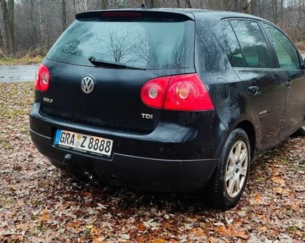 Черный Фольксваген Гольф, объемом двигателя 1.9 л и пробегом 285 тыс. км за 3250 $, фото 4 на Automoto.ua