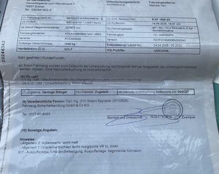 Чорний Фольксваген Гольф, об'ємом двигуна 1.4 л та пробігом 231 тис. км за 6850 $, фото 23 на Automoto.ua