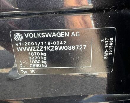 Чорний Фольксваген Гольф, об'ємом двигуна 1.4 л та пробігом 221 тис. км за 5500 $, фото 19 на Automoto.ua