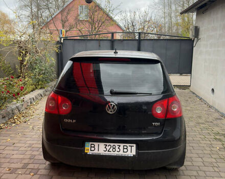 Черный Фольксваген Гольф, объемом двигателя 1.9 л и пробегом 141 тыс. км за 6900 $, фото 3 на Automoto.ua