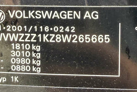 Черный Фольксваген Гольф, объемом двигателя 1.6 л и пробегом 243 тыс. км за 5999 $, фото 21 на Automoto.ua