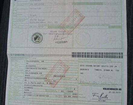Черный Фольксваген Гольф, объемом двигателя 1.4 л и пробегом 243 тыс. км за 7100 $, фото 70 на Automoto.ua