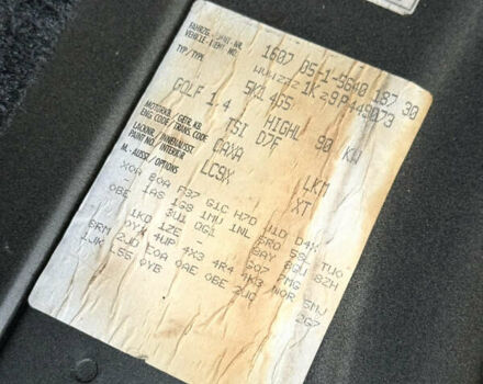 Черный Фольксваген Гольф, объемом двигателя 1.4 л и пробегом 227 тыс. км за 8500 $, фото 92 на Automoto.ua