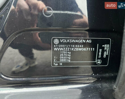Чорний Фольксваген Гольф, об'ємом двигуна 1.39 л та пробігом 172 тис. км за 7200 $, фото 16 на Automoto.ua