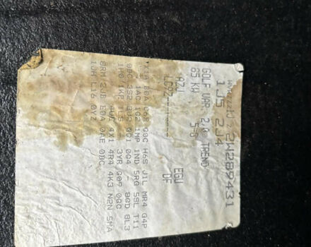 Фольксваген Гольф 2001 в Хмельницком на Automoto.ua Черный Фольксваген Гольф, объемом двигателя 1.98 л и пробегом 234 тыс. км за 4900 $, фото 15 на Automoto.ua