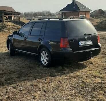 Черный Фольксваген Гольф, объемом двигателя 1.9 л и пробегом 314 тыс. км за 5000 $, фото 2 на Automoto.ua