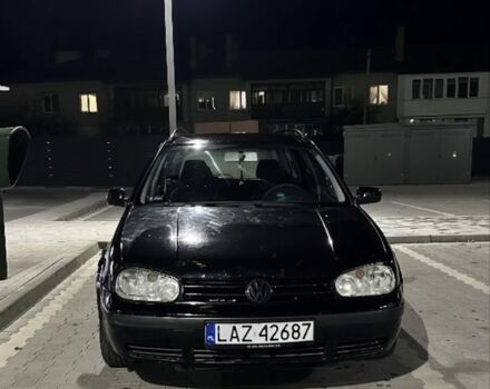 Черный Фольксваген Гольф, объемом двигателя 1.9 л и пробегом 380 тыс. км за 1750 $, фото 1 на Automoto.ua