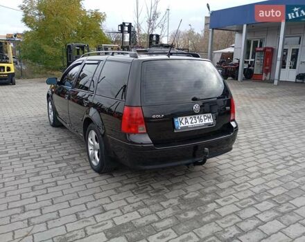 Черный Фольксваген Гольф, объемом двигателя 1.9 л и пробегом 314 тыс. км за 4850 $, фото 5 на Automoto.ua