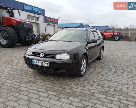 Черный Фольксваген Гольф, объемом двигателя 1.9 л и пробегом 314 тыс. км за 4850 $, фото 1 на Automoto.ua