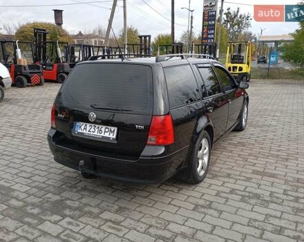 Черный Фольксваген Гольф, объемом двигателя 1.9 л и пробегом 314 тыс. км за 4850 $, фото 4 на Automoto.ua
