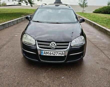 Черный Фольксваген Гольф, объемом двигателя 1.9 л и пробегом 302 тыс. км за 6200 $, фото 1 на Automoto.ua