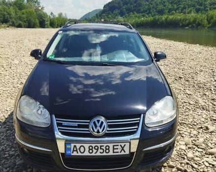 Черный Фольксваген Гольф, объемом двигателя 1.9 л и пробегом 214 тыс. км за 6500 $, фото 4 на Automoto.ua