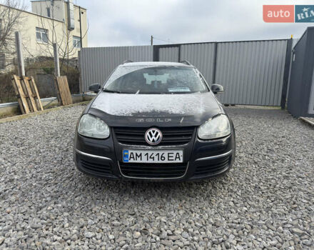 Черный Фольксваген Гольф, объемом двигателя 1.9 л и пробегом 200 тыс. км за 4300 $, фото 1 на Automoto.ua