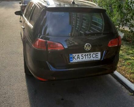 Черный Фольксваген Гольф, объемом двигателя 1.6 л и пробегом 253 тыс. км за 11950 $, фото 1 на Automoto.ua