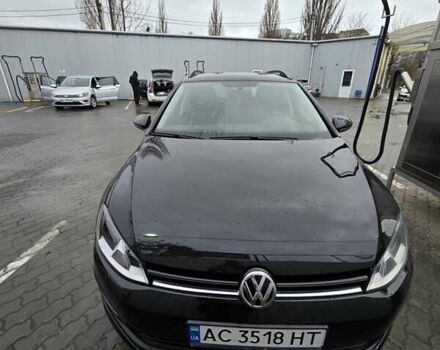 Черный Фольксваген Гольф, объемом двигателя 2 л и пробегом 210 тыс. км за 12300 $, фото 1 на Automoto.ua