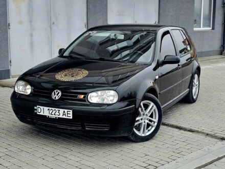 Черный Фольксваген Гольф, объемом двигателя 1.6 л и пробегом 330 тыс. км за 4400 $, фото 1 на Automoto.ua