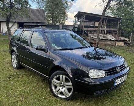 Черный Фольксваген Гольф, объемом двигателя 2 л и пробегом 310 тыс. км за 4550 $, фото 1 на Automoto.ua