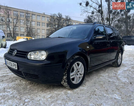 Черный Фольксваген Гольф, объемом двигателя 1.6 л и пробегом 165 тыс. км за 5300 $, фото 1 на Automoto.ua