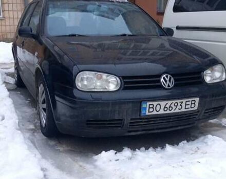 Черный Фольксваген Гольф, объемом двигателя 1.6 л и пробегом 292 тыс. км за 3800 $, фото 1 на Automoto.ua
