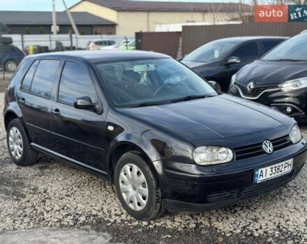 Черный Фольксваген Гольф, объемом двигателя 1.78 л и пробегом 323 тыс. км за 4600 $, фото 1 на Automoto.ua