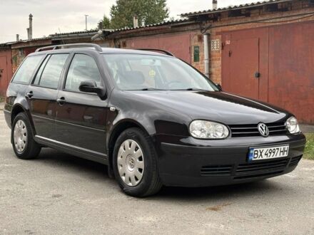 Черный Фольксваген Гольф, объемом двигателя 2 л и пробегом 234 тыс. км за 4900 $, фото 1 на Automoto.ua