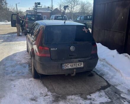 Черный Фольксваген Гольф, объемом двигателя 1.98 л и пробегом 252 тыс. км за 4500 $, фото 1 на Automoto.ua