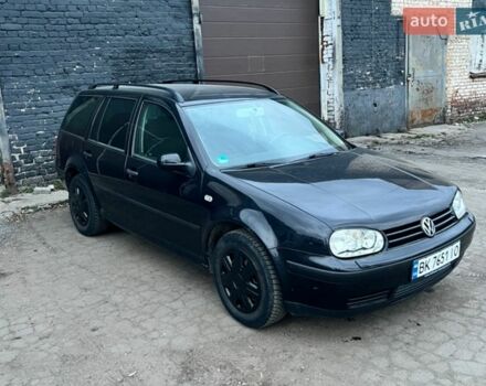 Черный Фольксваген Гольф, объемом двигателя 1.6 л и пробегом 186 тыс. км за 2600 $, фото 1 на Automoto.ua