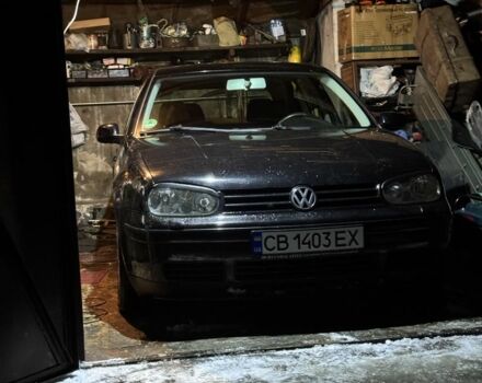 Черный Фольксваген Гольф, объемом двигателя 1.6 л и пробегом 198 тыс. км за 4950 $, фото 1 на Automoto.ua