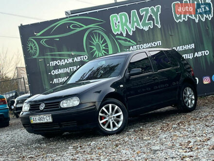 Фольксваген Гольф 2003 у Харкові на Automoto.ua Чорний Фольксваген Гольф, об'ємом двигуна 1.6 л та пробігом 241 тис. км за 3900 $, фото 1 на Automoto.ua