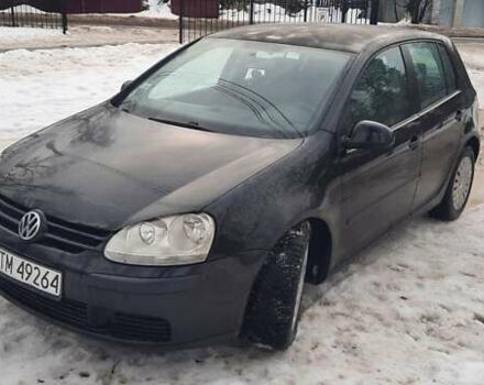Черный Фольксваген Гольф, объемом двигателя 1.9 л и пробегом 400 тыс. км за 2600 $, фото 1 на Automoto.ua