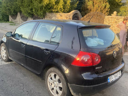 Черный Фольксваген Гольф, объемом двигателя 1.6 л и пробегом 218 тыс. км за 6300 $, фото 1 на Automoto.ua